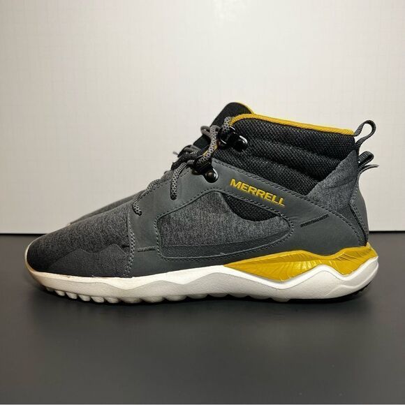 Mens MERRELL 1SIX8 Mid Grey Athletic Sneakers / Size 7 - Picture 4 of 10